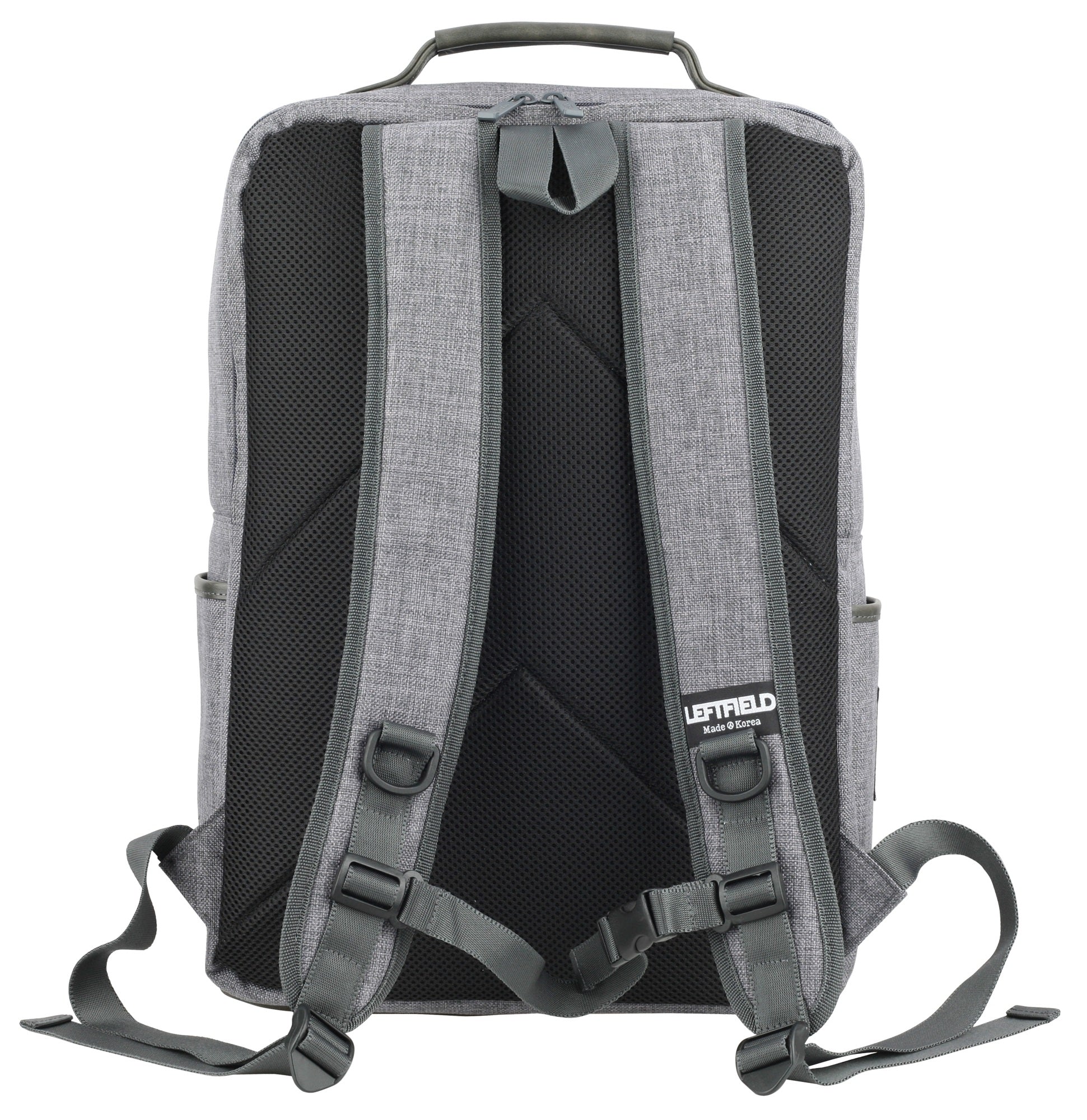 Gray Canvas Casual Laptop Daypack School Backpacks