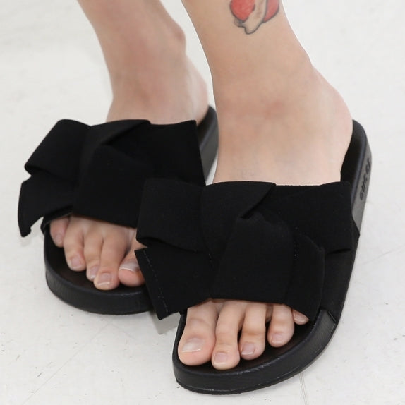 Cute Ribbon Slippers Sandals
