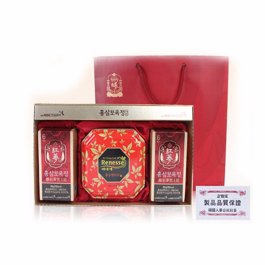 Cheong Kwan Jang 6 Years Korean Red Ginseng Extract Renesse Candy Sets