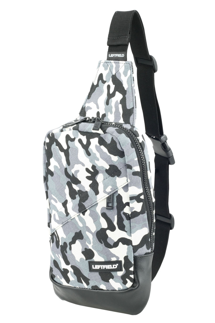 Gray Camouflage Pattern Print Military Sling Packs