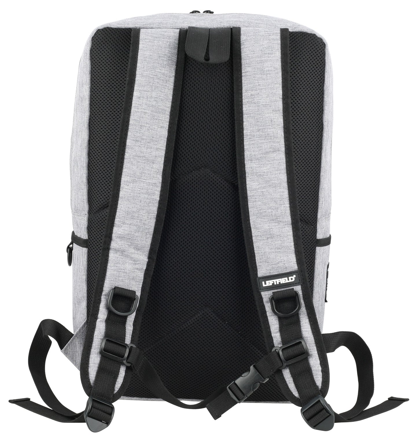 Gray Hybrid Canvas Laptop Backpacks