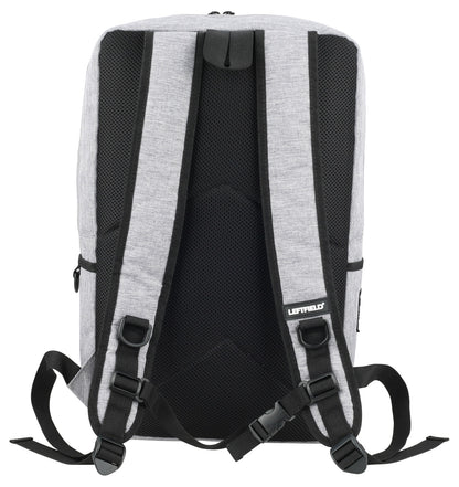 Gray Hybrid Canvas Laptop Backpacks