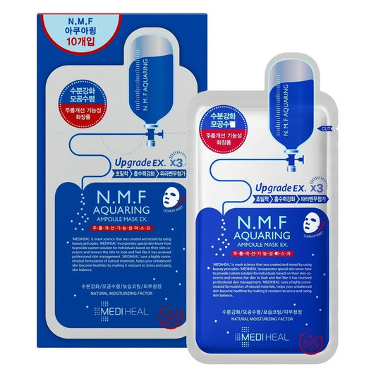 MEDIHEAL N.M.F Aquaring Facial Masks 10 Sheets