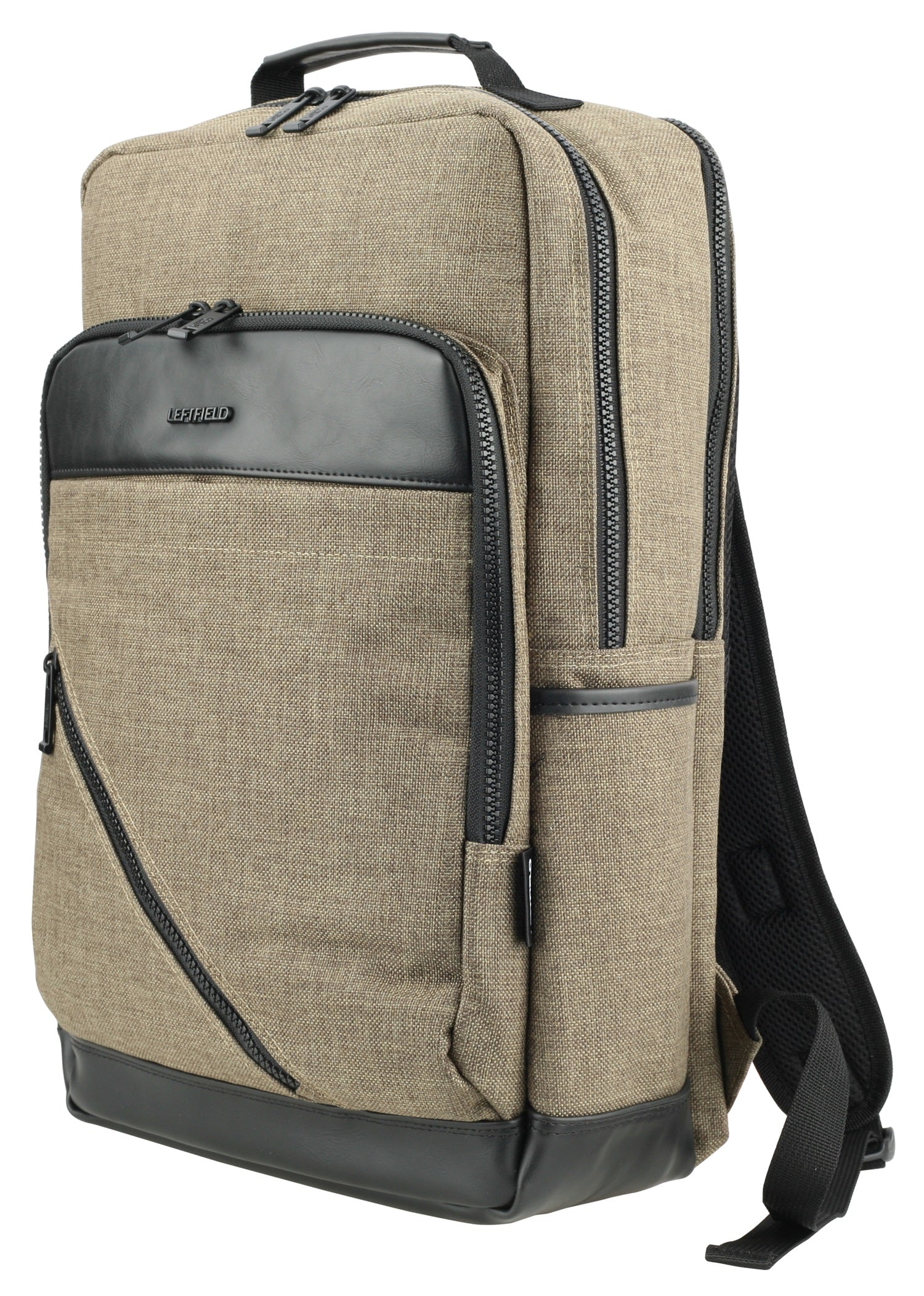 Khaki Green Casual Canvas Business Backpacks Laptop School Bookbags