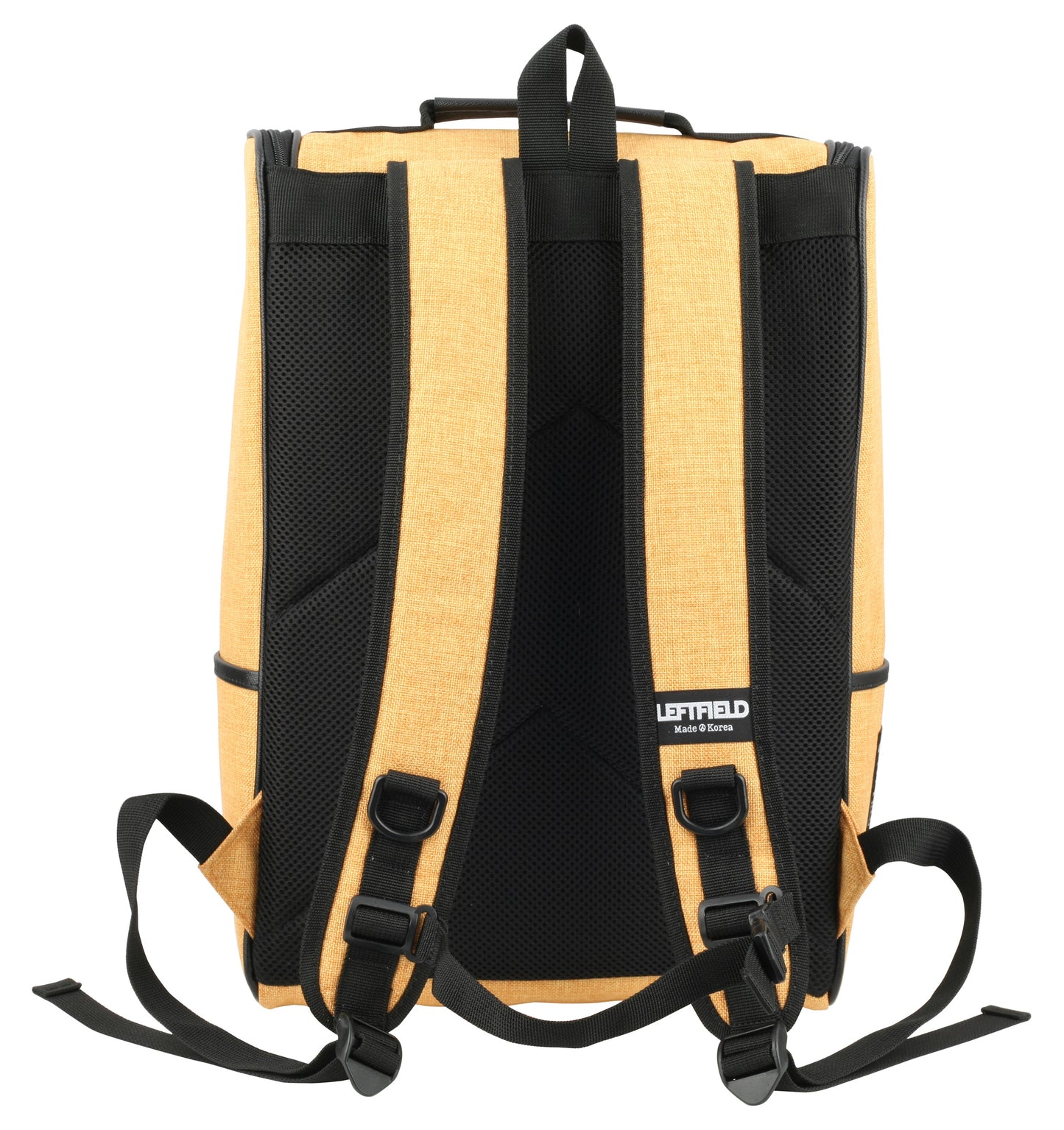 Yellow Casual Canvas Laptop Rucksacks Backpacks