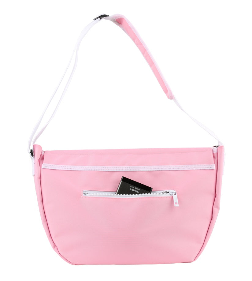 Pink Casual Messenger Bags