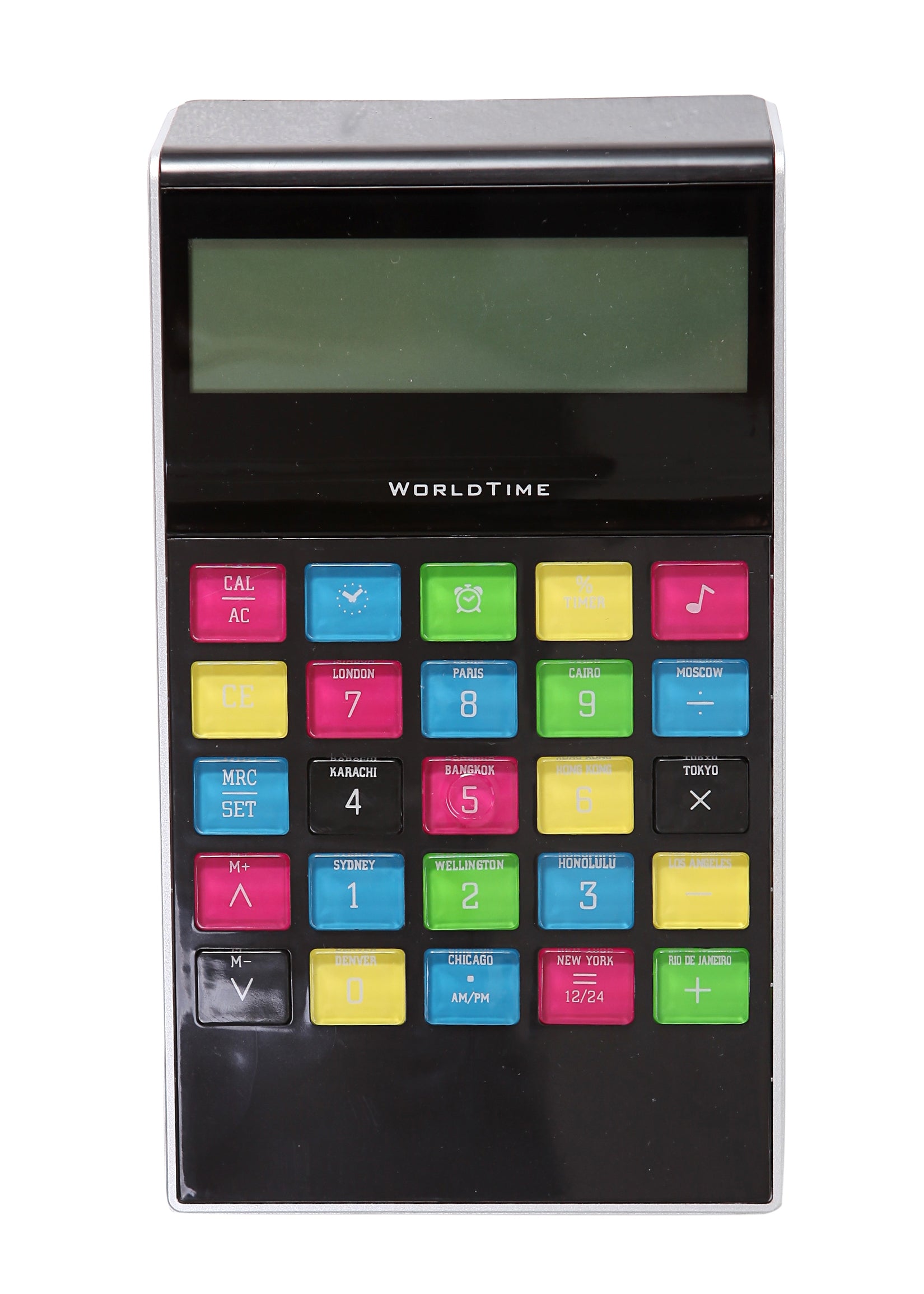 Black Colorful World Time Calculator