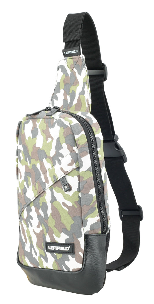 Khaki Green Camouflage Pattern Print Military Sling Packs