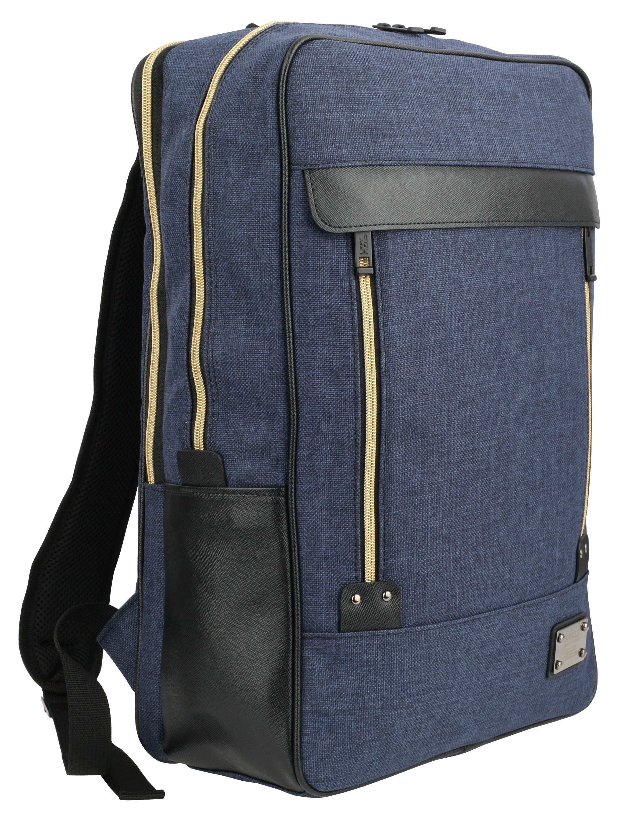 Navy Casual Square Laptop Backpacks