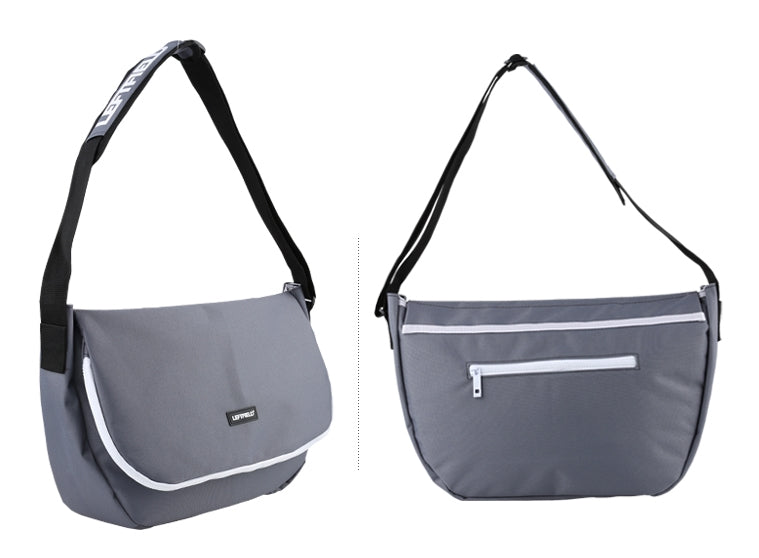 Gray Casual Messenger Bags