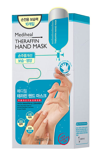 Mediheal Theraffin Hand Masks Skin Care 10 Sheets Moisture Smooth