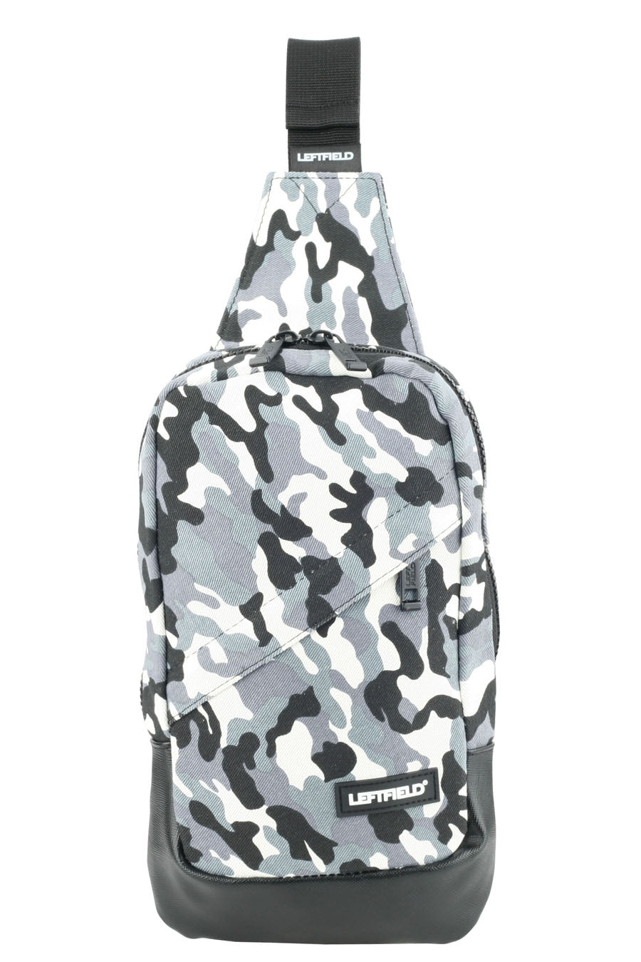 Gray Camouflage Pattern Print Military Sling Packs