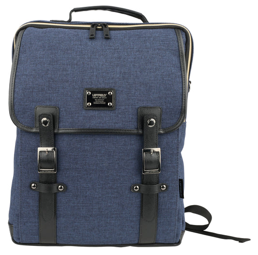 Navy Blue Canvas Satchel Cross Body Backpacks
