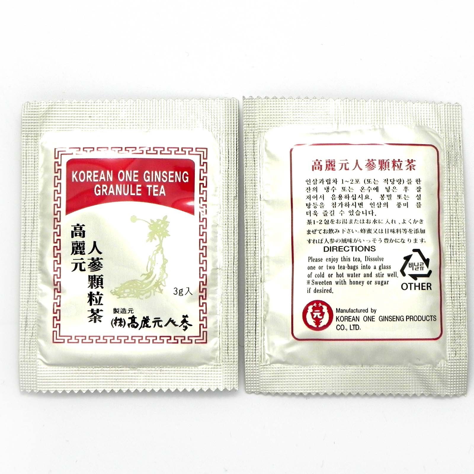 Korean Ginseng Tea 100T [100T x 1 Box] panax ginseng, insam