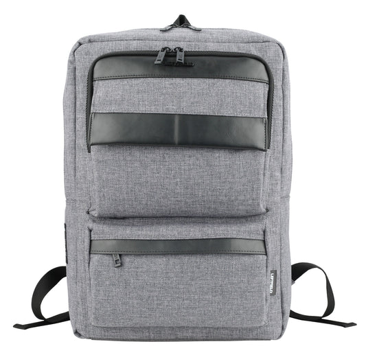 Gray Canvas Backpacks School Laptop Travel Camping Rucksacks