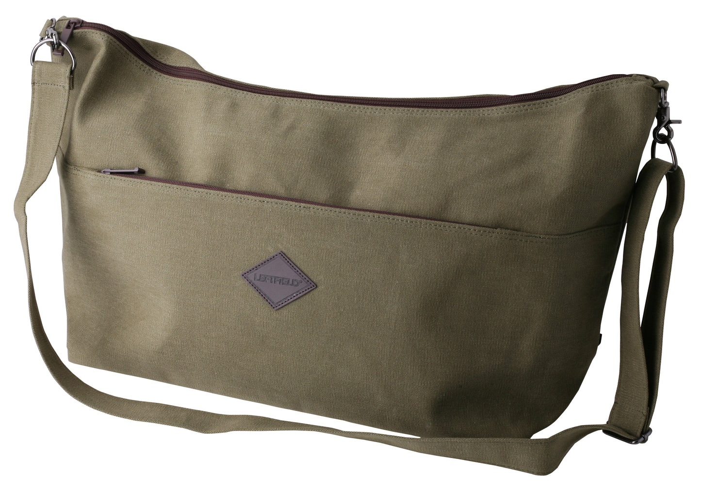 Khaki Green Canvas Cotton Messenger Bags