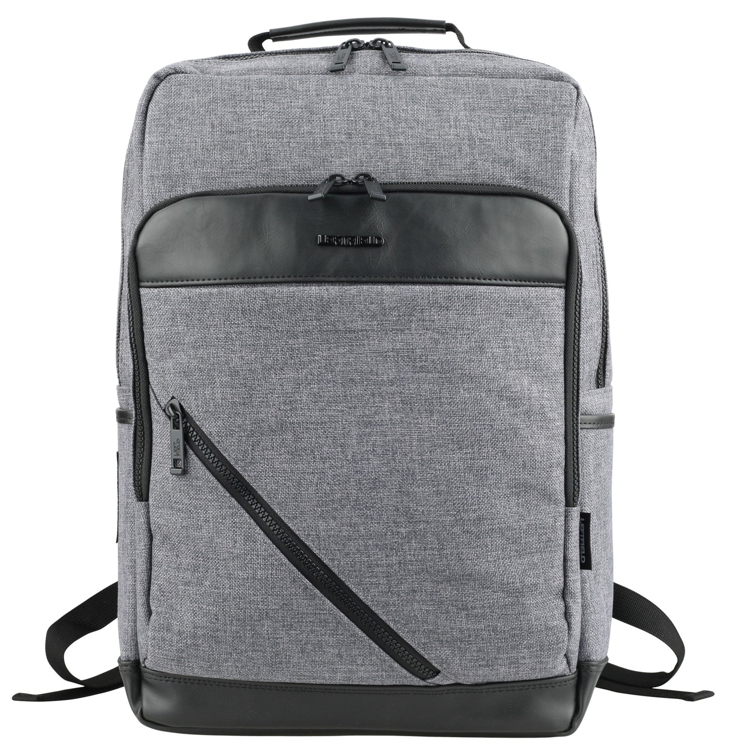 Gray Casual Canvas Business Backpacks Laptop School Bookbags