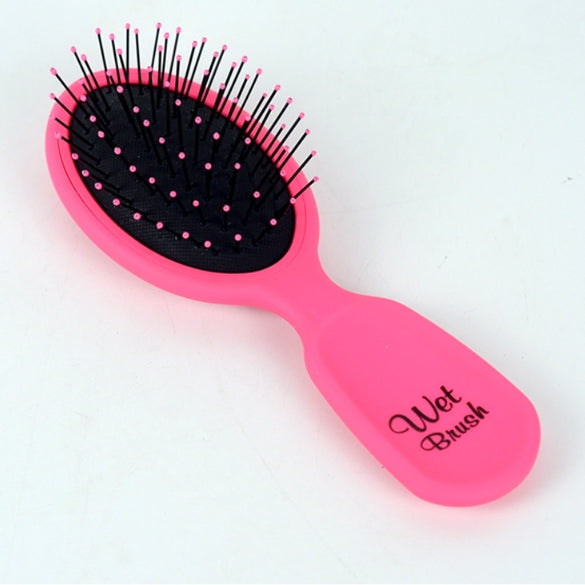 Neon Mini Wet Hair Brushes Detangler Fluorescence Made in Korea