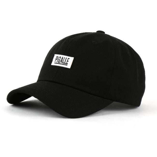 Black Pigalle 100% Cotton Baseball Caps