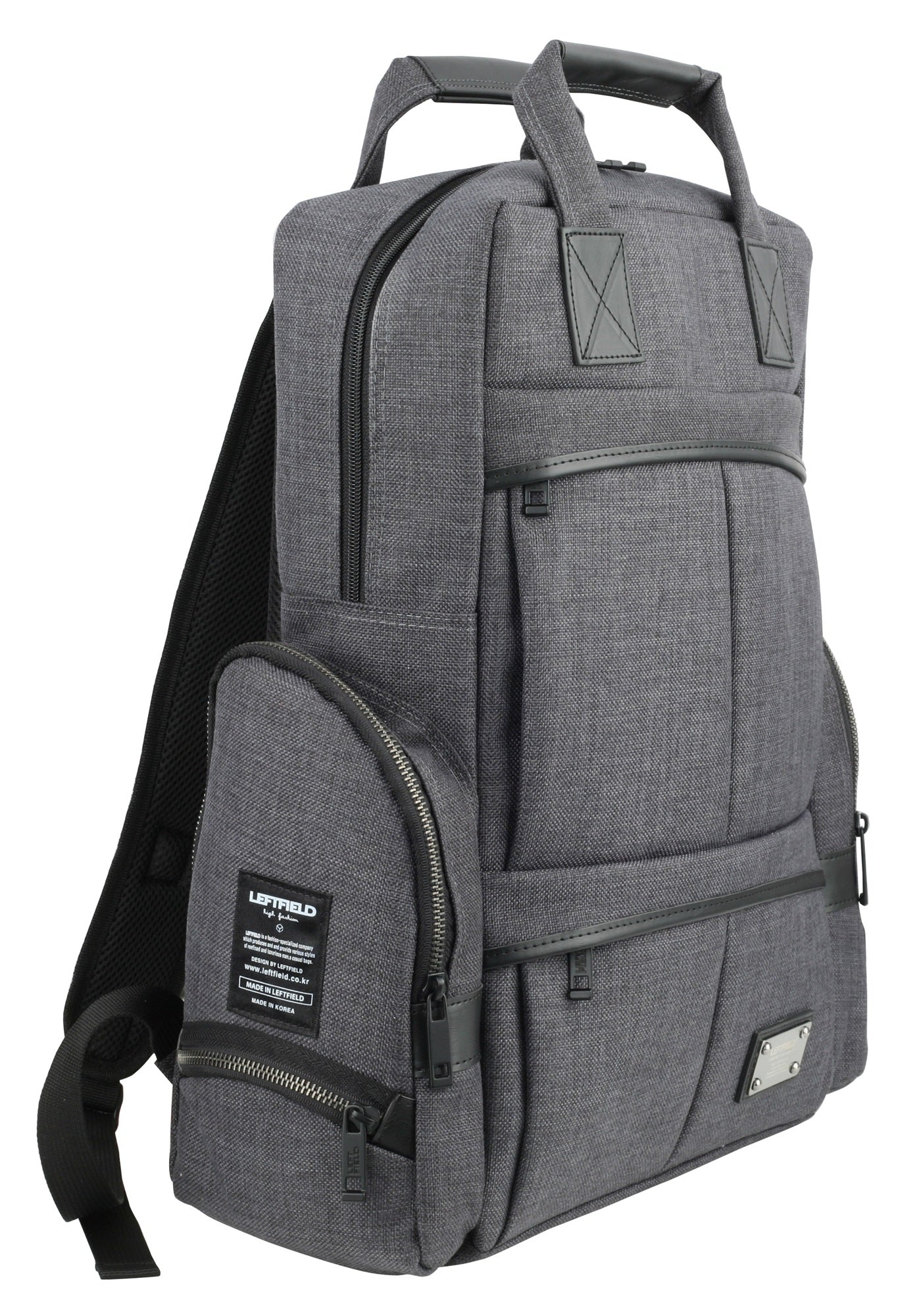 Black Novelty Casual Canvas Backpacks