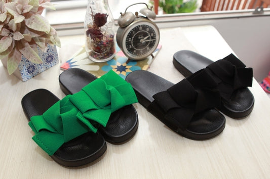 Cute Ribbon Slippers Sandals