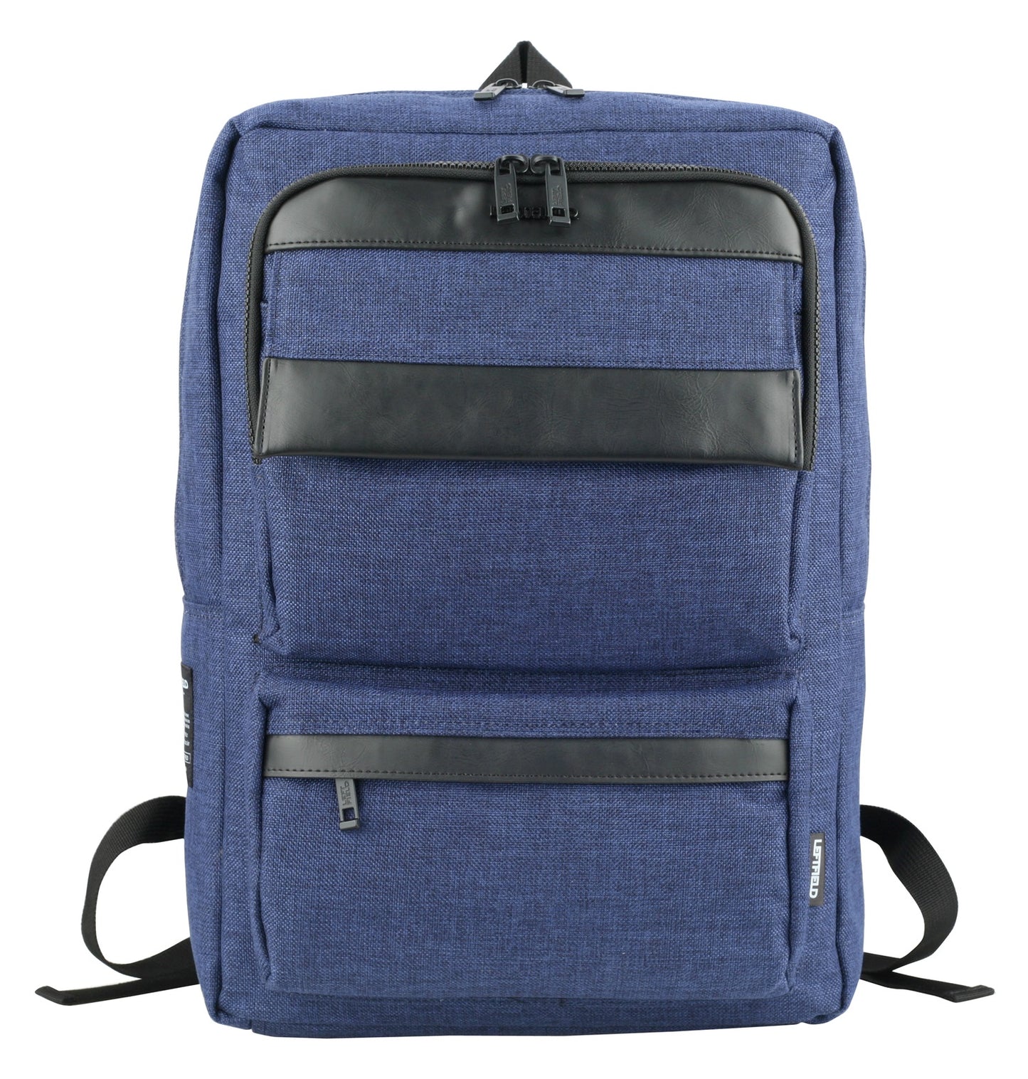 Navy Blue Canvas Backpacks School Laptop Travel Camping Rucksacks