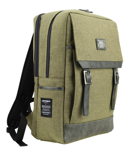 Green Casual Rucksacks Satchel Laptop Backpacks