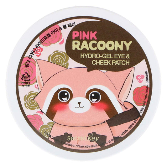 [Secret Key] Pink Racoony Hydro Gel Eye&Cheek Patch 30set (1.1gx60p)