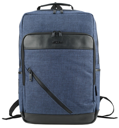 Navy Blue Casual Canvas Business Backpacks Laptop School Bookbags