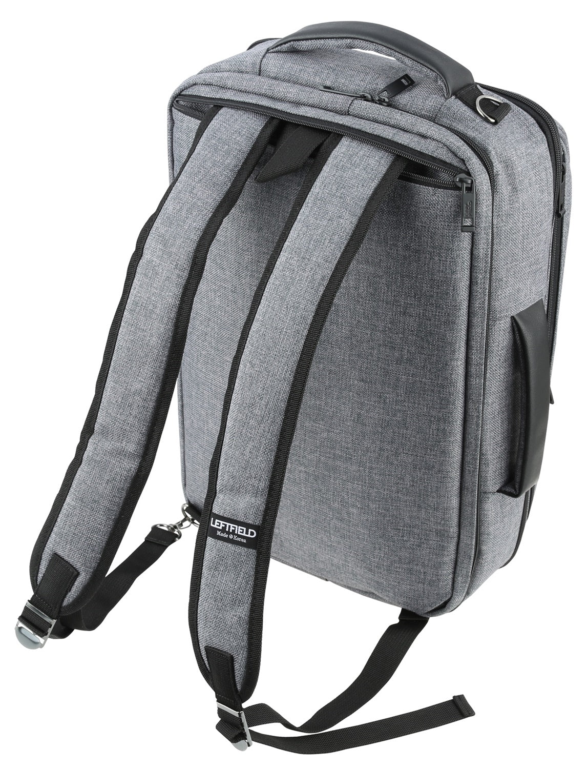 Gray Multi Canvas Laptop Backpacks Crossbody Totes Bags
