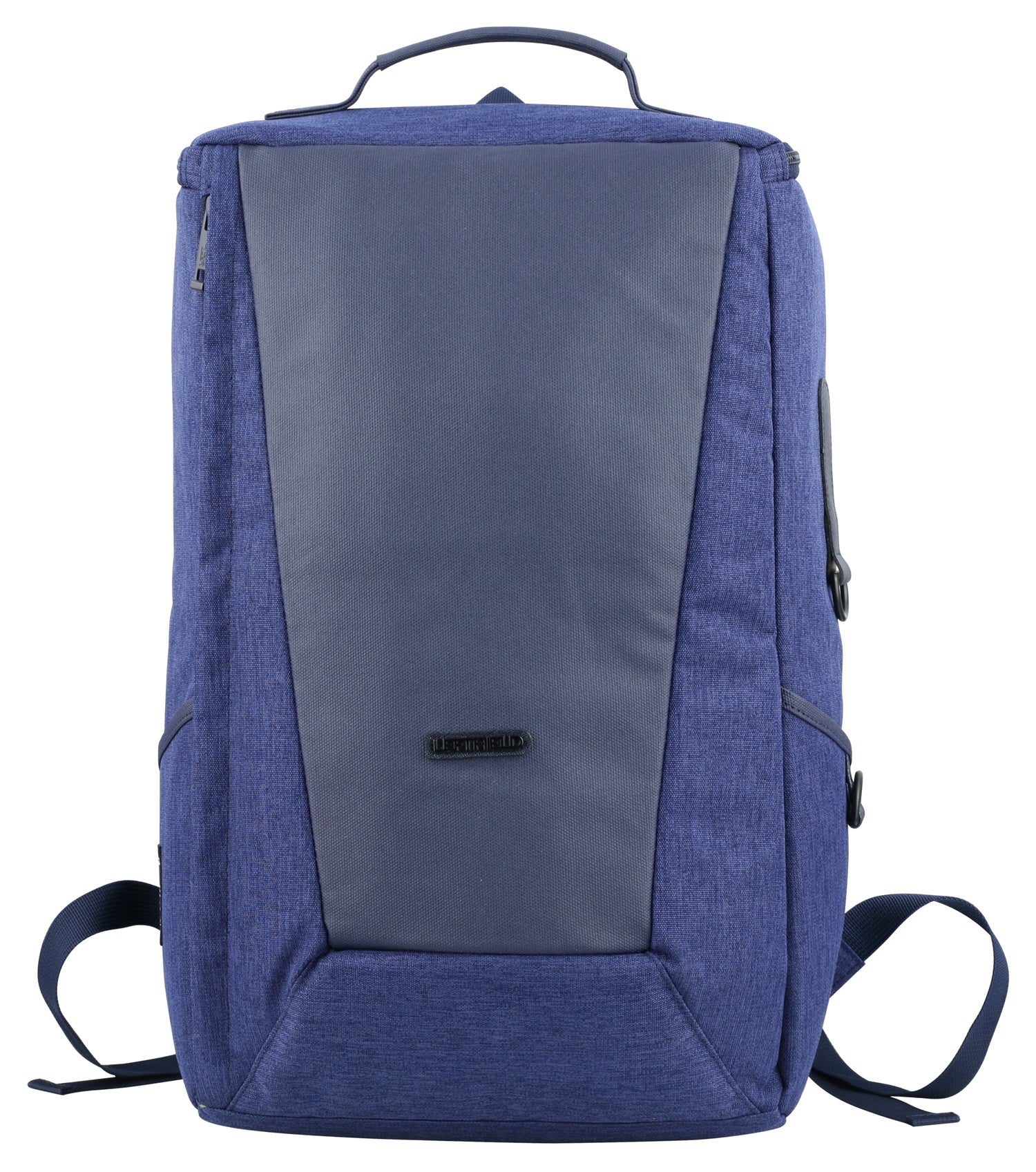 Navy Blue Canvas Casual Business Laptop School Backpacks Bookbags