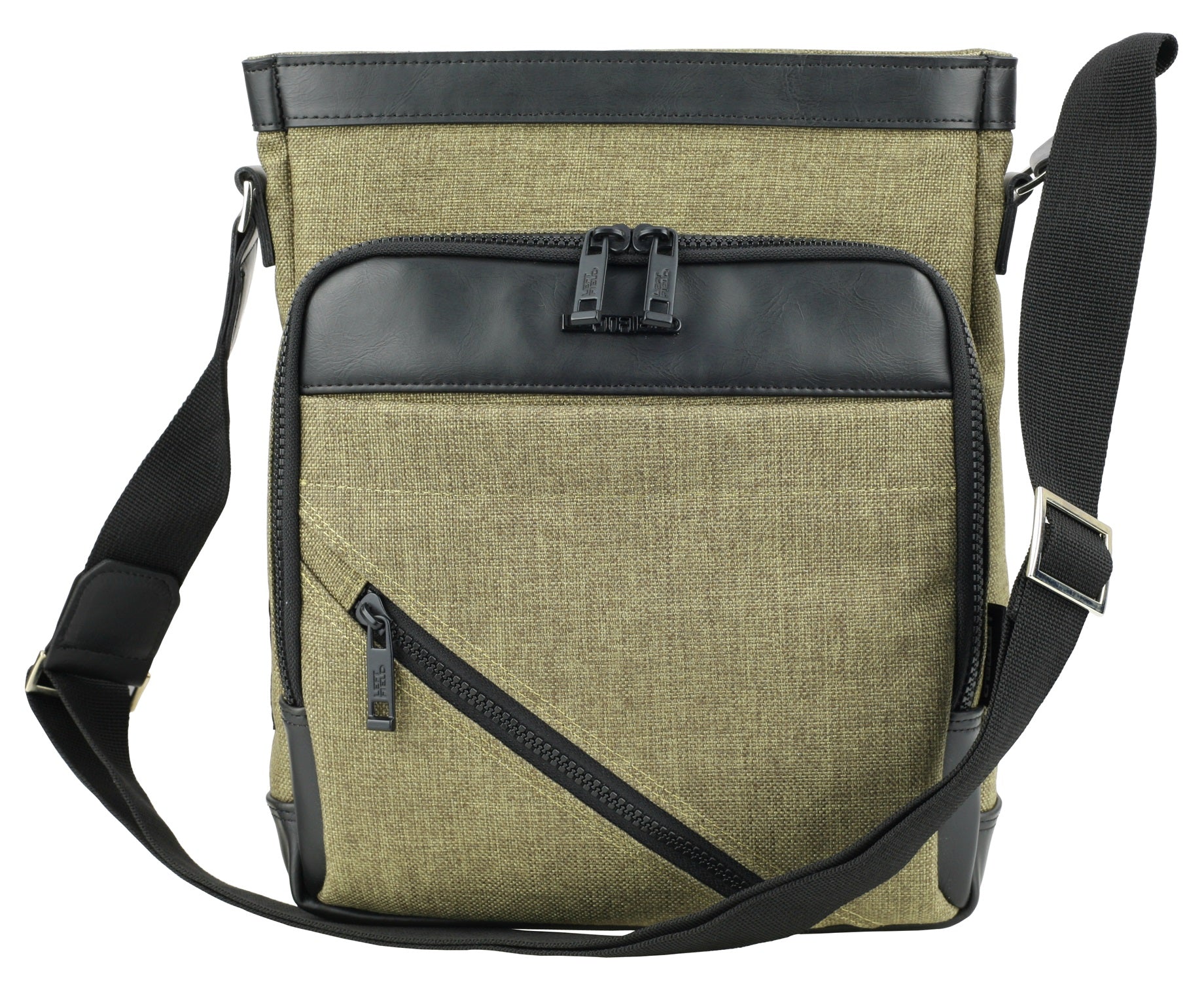 Khaki Green Canvas Cross-body Bags