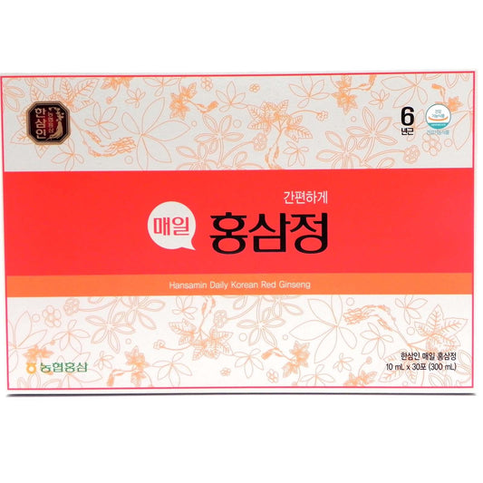 Hansamin Daily Korean 6 Years Root Red Ginseng Extract 30 Sticks