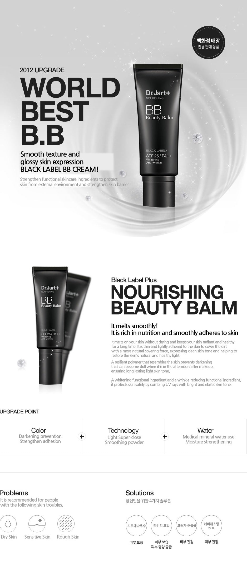 Dr. Jart Black Label Nourishing Beauty Balm SPF 30 [50ml] BB Creams