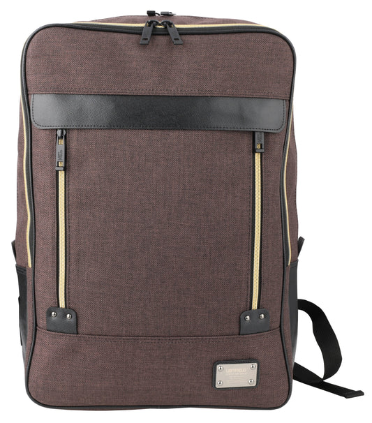 Brown Casual Square Laptop Backpacks