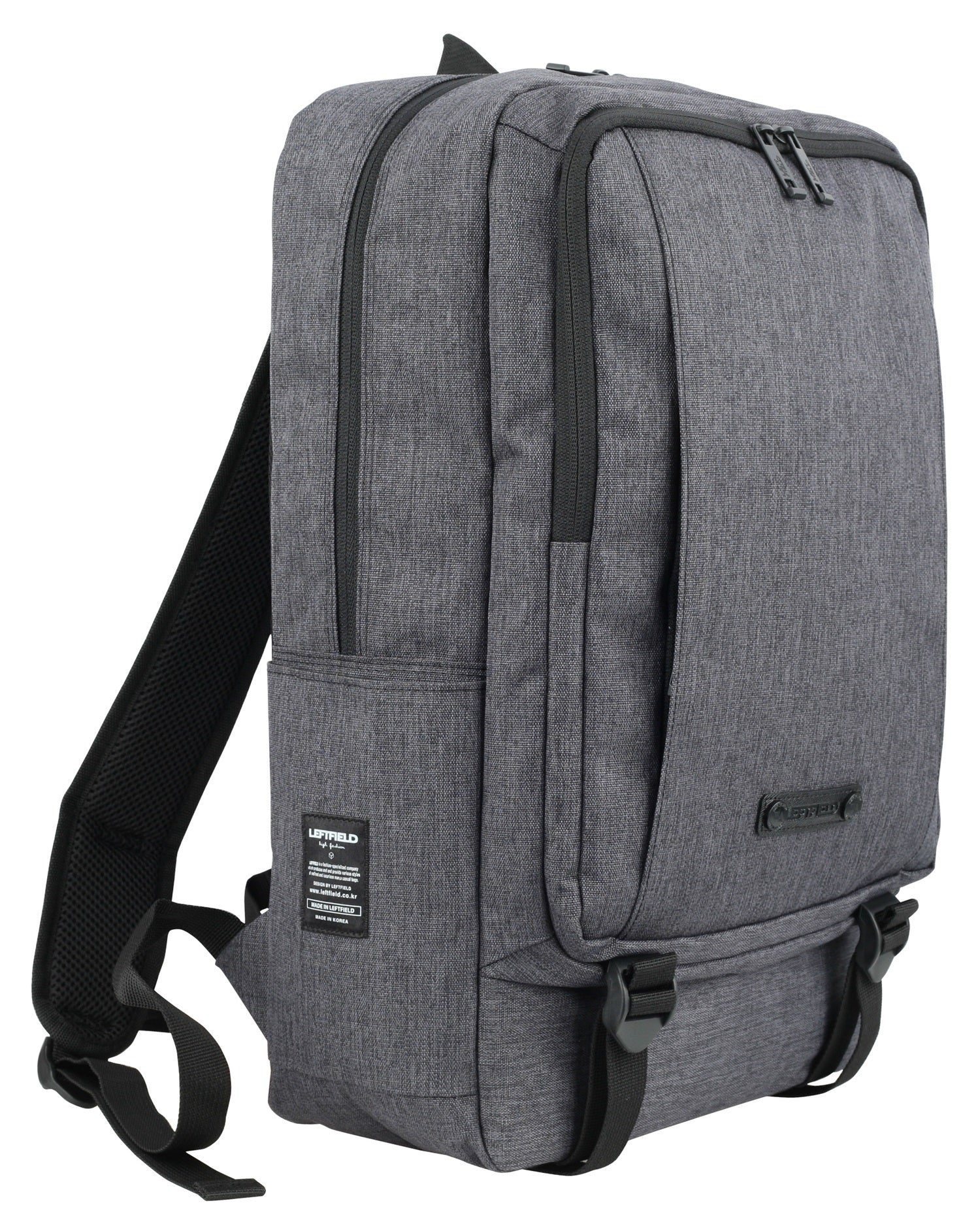 Gray Casual Canvas Business Travel School Backpacks Bags