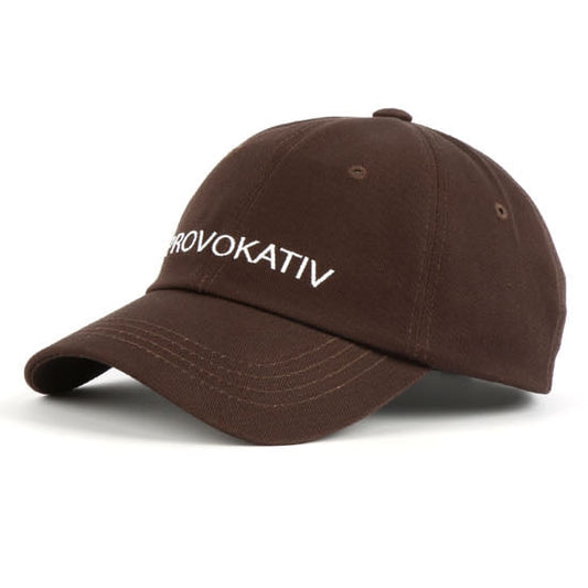 Brown PROVOKATIV Graphic Cotton Baseball Caps