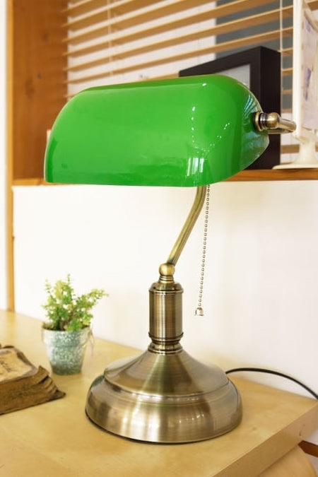 Green Old Bank Style Table Lamps-My Love From Another Star