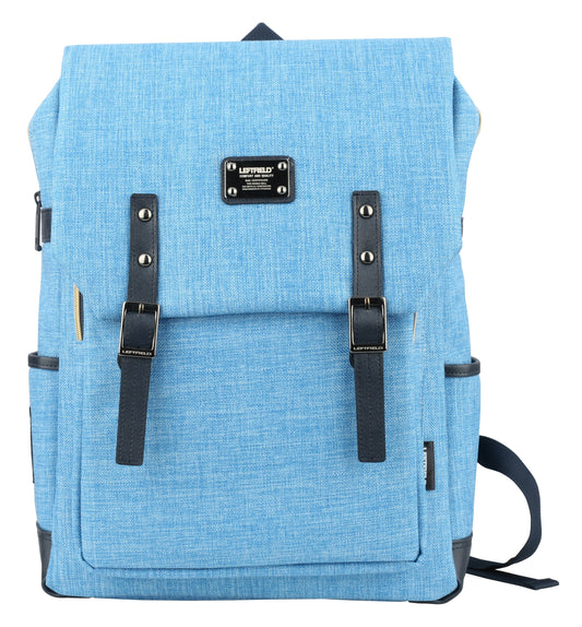 Sky Blue Unisex Canvas Rucksack Laptop Backpacks