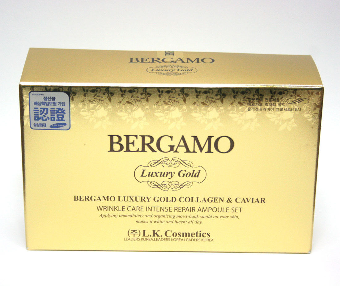 Bergamo Premium Gold Wrinkle Care Ampoule Sets