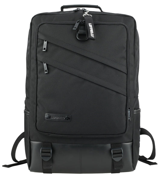 Black Diagonal Zipper Casual Business Travel Backpacks