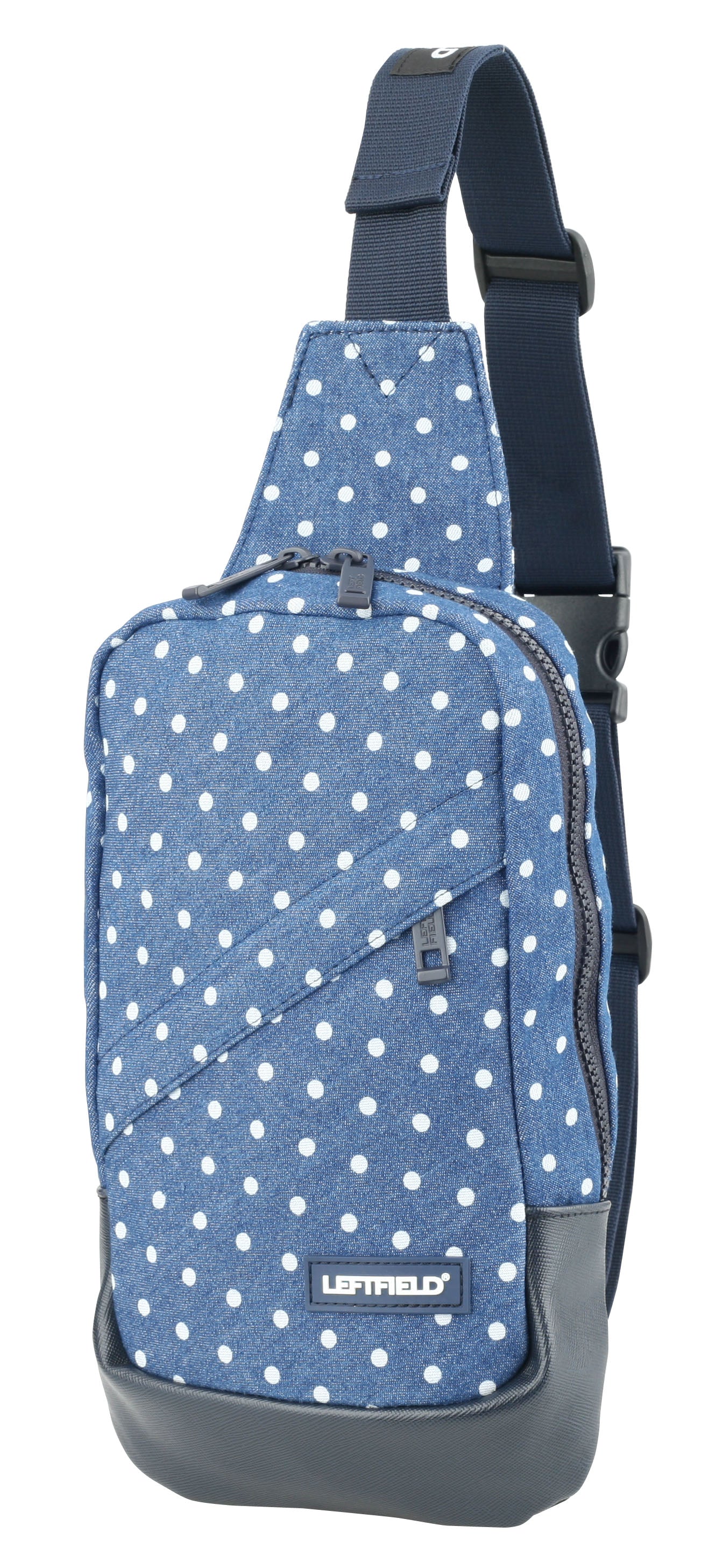 Light Blue Denim Polka Dots Sling Packs