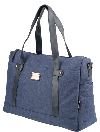 Navy Blue Canvas Totes Cross Body Bags