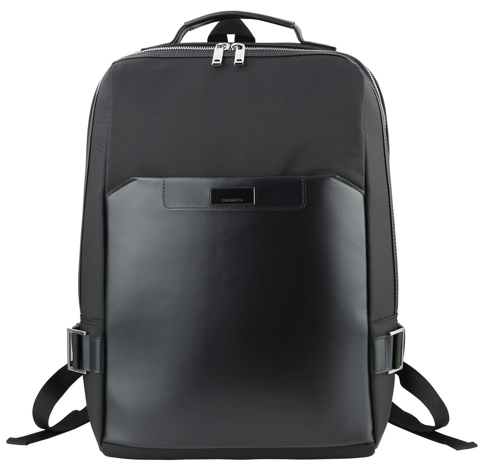 Black Hybrid Square Business Backpacks