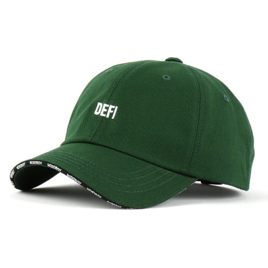 Green DEFI Sandwich Bill Baseball Caps