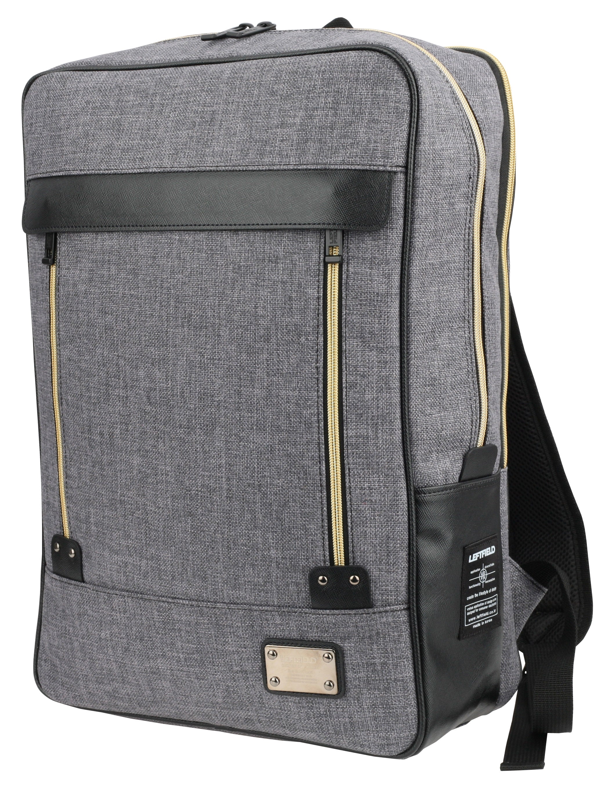 Gray Casual Square Laptop Backpacks