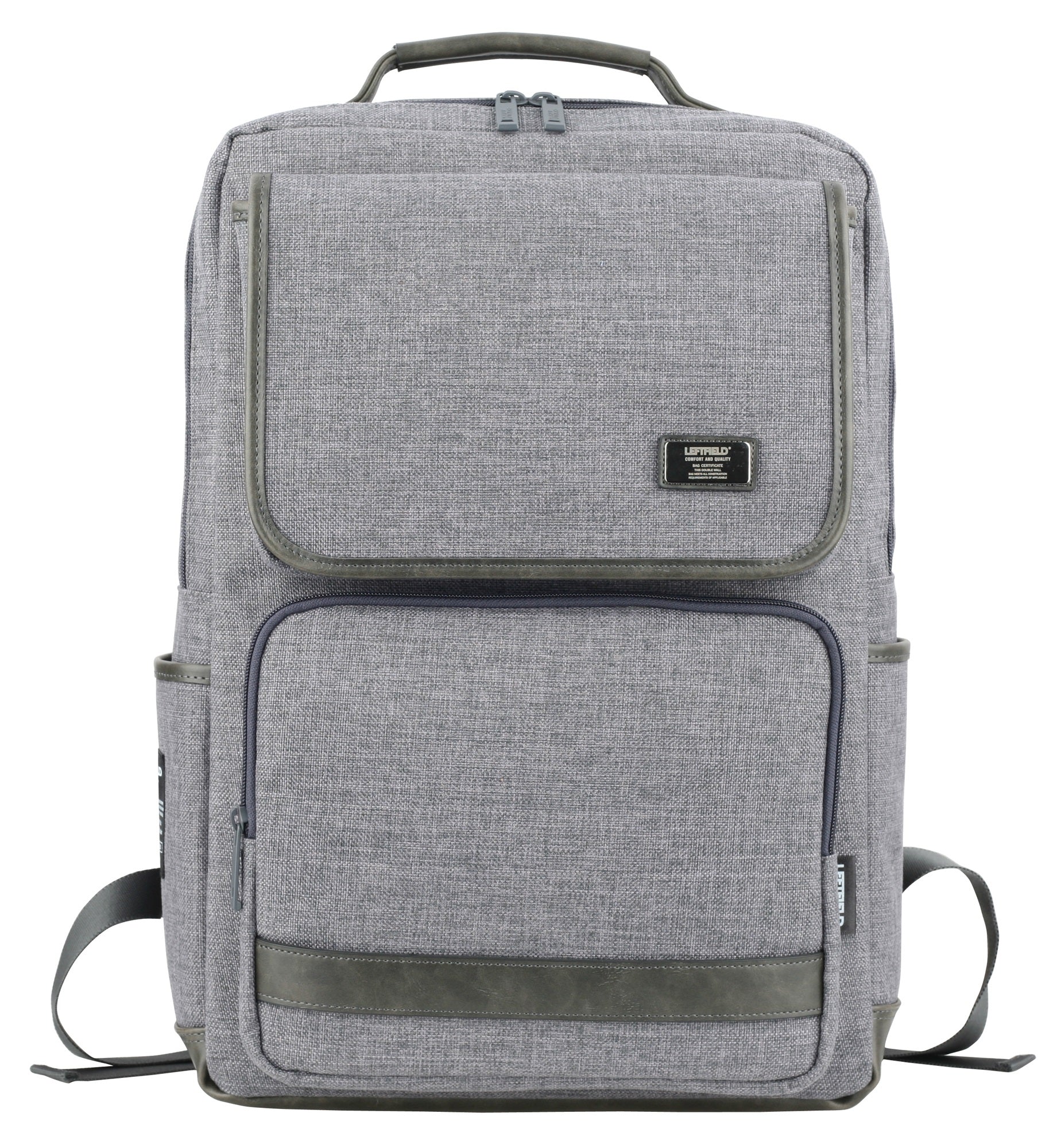 Gray Canvas Casual Laptop Daypack School Backpacks