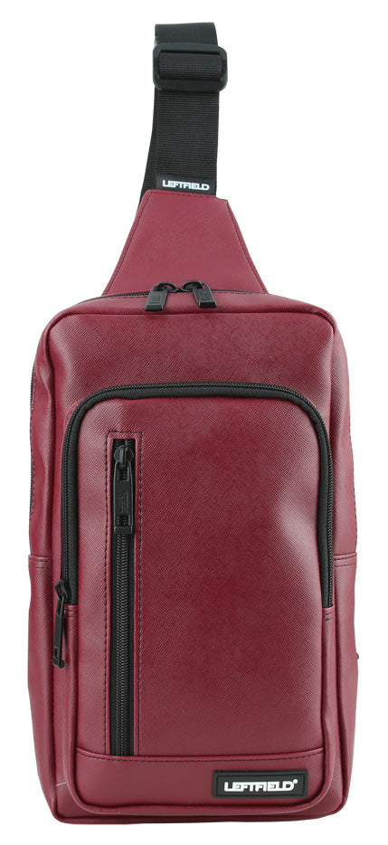 Wine Faux Leather Messengers Sling Bags