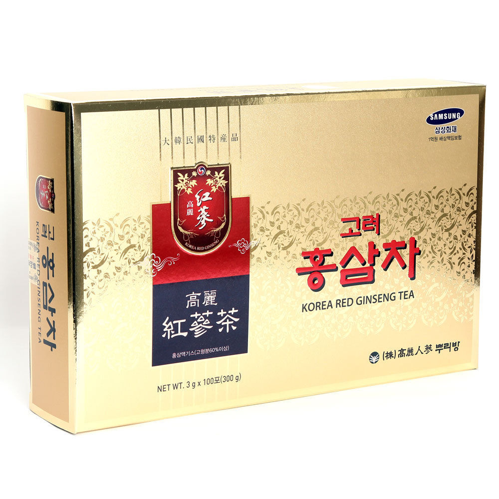 Korean Red Ginseng Tea Good heart calm health Recover strength 300g