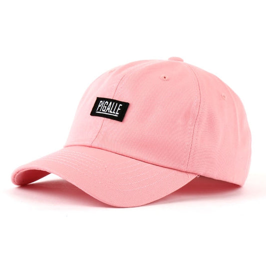 Pink Pigalle 100% Cotton Baseball Caps